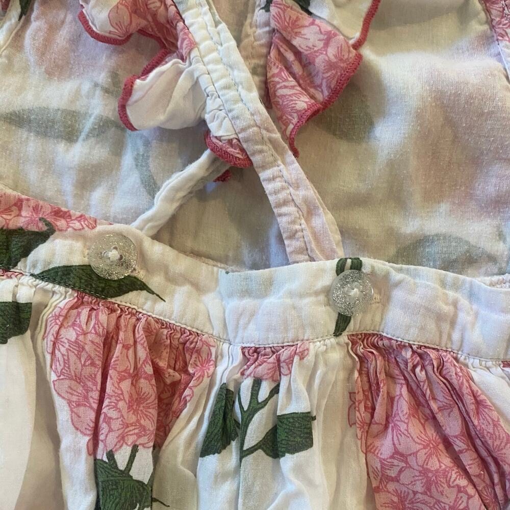 Pink Chicken Girls' Liv Hydrangea Print Dress Little Kid SZ 4T - Picture 4 of 7